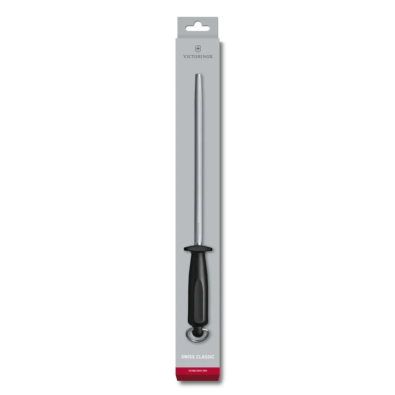 Victorinox Wetzstahl 25cm, schwarz 7.8303