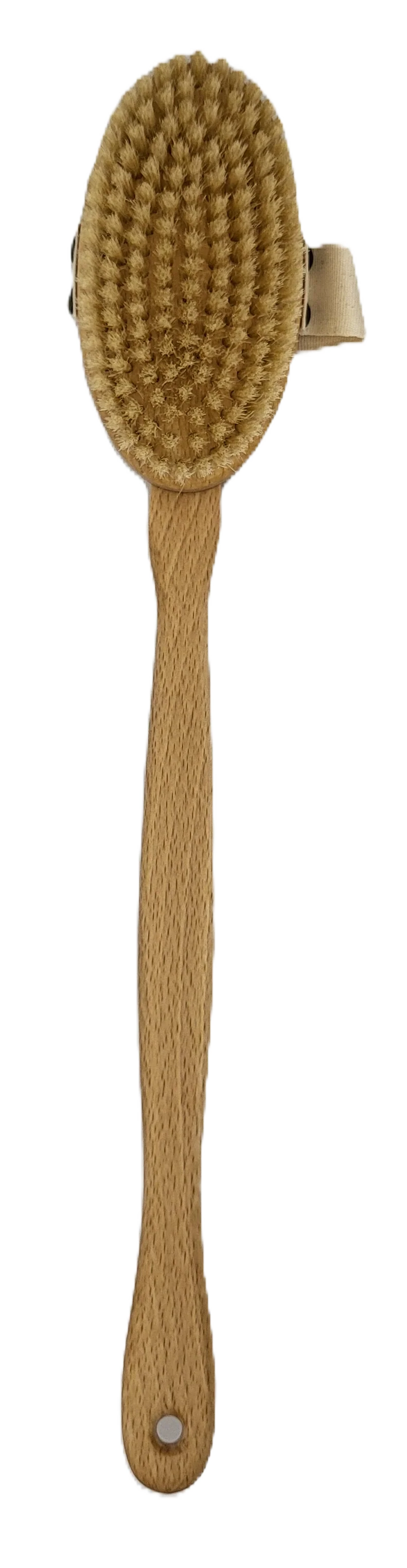 Keller Badebürste, Buche geölt, oval, helle Naturborsten