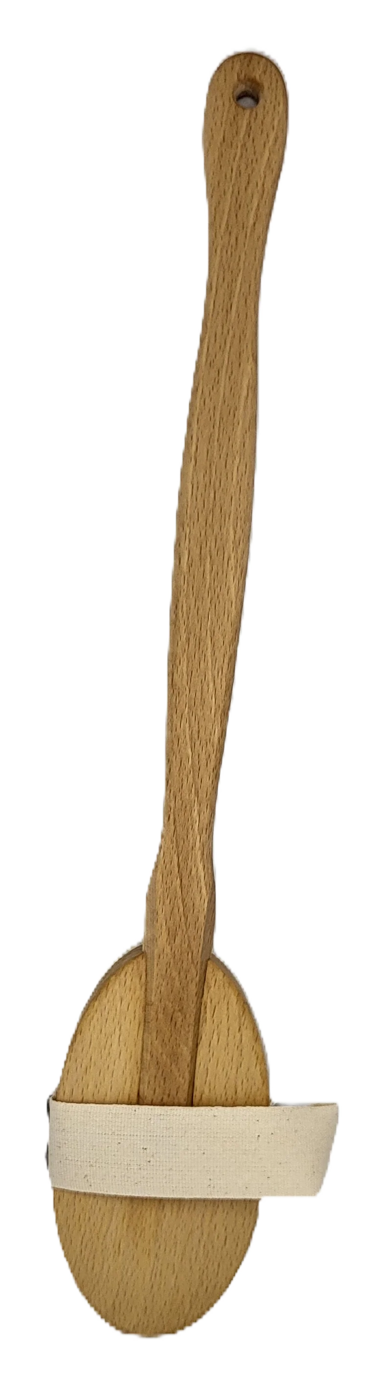 Keller Badebürste, Buche geölt, oval, helle Naturborsten
