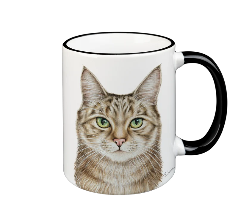 Schwarzwald Tasse mit Tiermotiv,