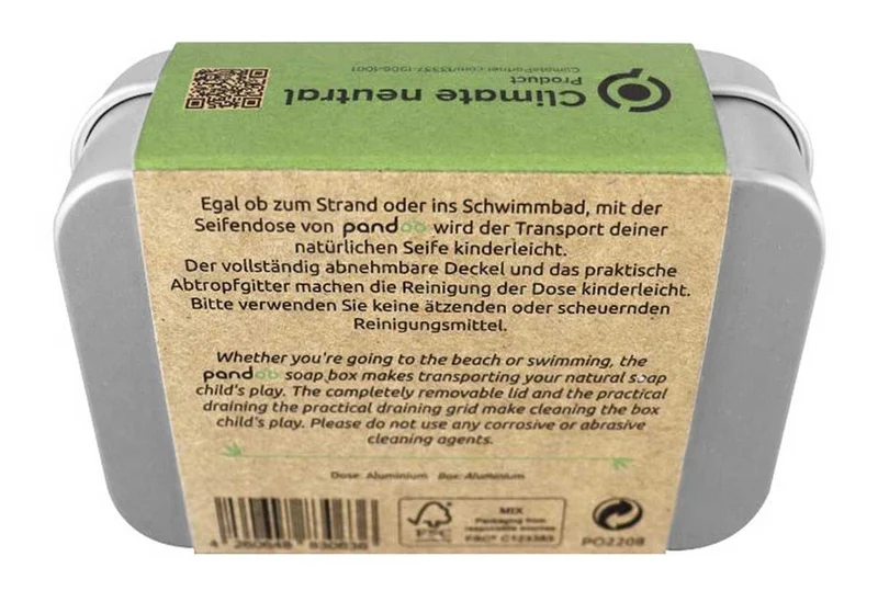 Pandoo Seifendose Aluminium