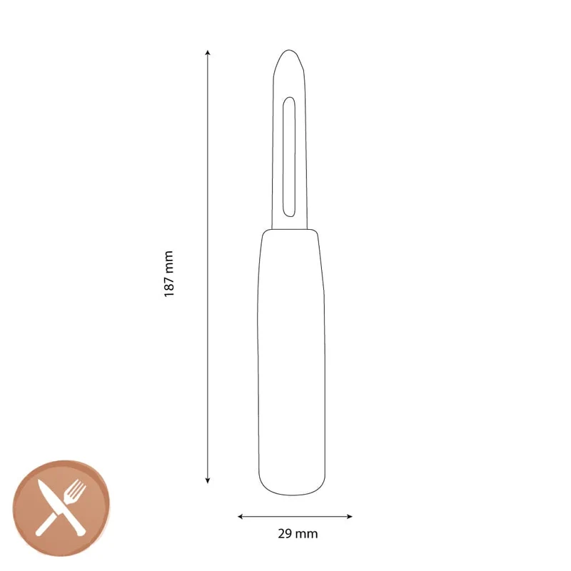 OXO - Sparschäler SteeL gezackt