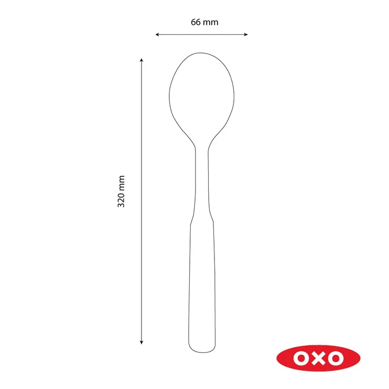 OXO - Gemüse-Servierlöffel geschlitzt SteeL