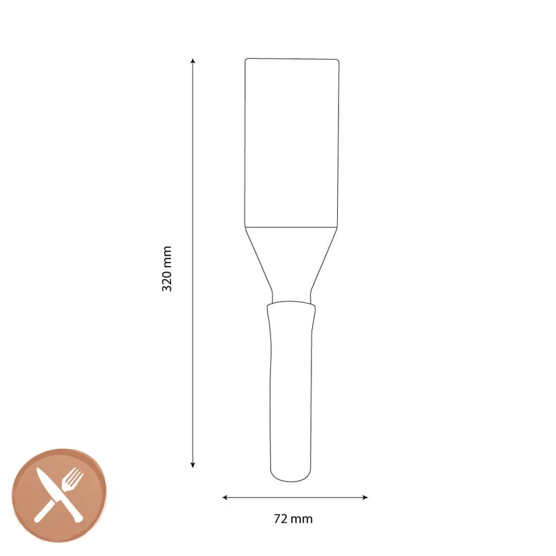 OXO - Spatel Edelstahl