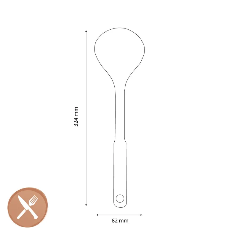 OXO - Suppenkelle Silikon grau