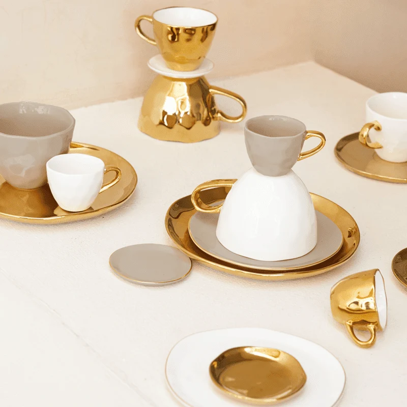 Urban Nature Culture - Good Morning - Teller - Gold - Ø 15,5 cm