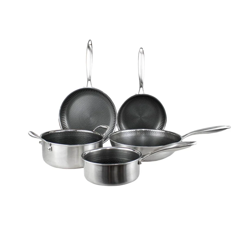 Cook & Pan - Honey Edelstahl-Pfannenset 5-teilig