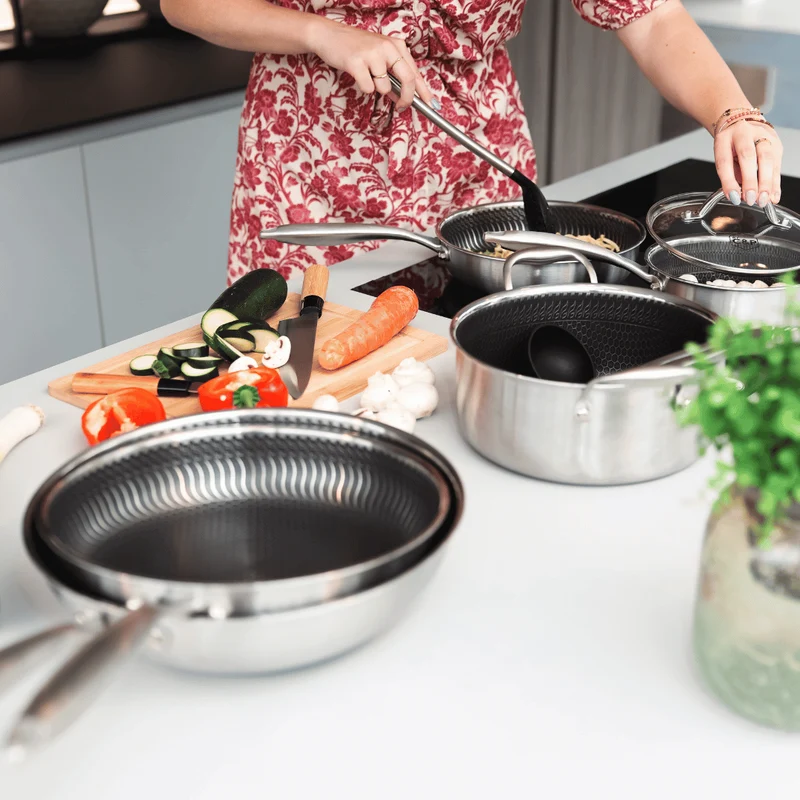 Cook & Pan - Honey Edelstahl-Pfannenset 5-teilig
