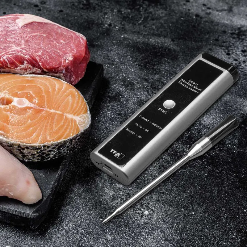 TFA Kabelloses BBQ Fleischthermometer Smart BBQ Küchen-Chef