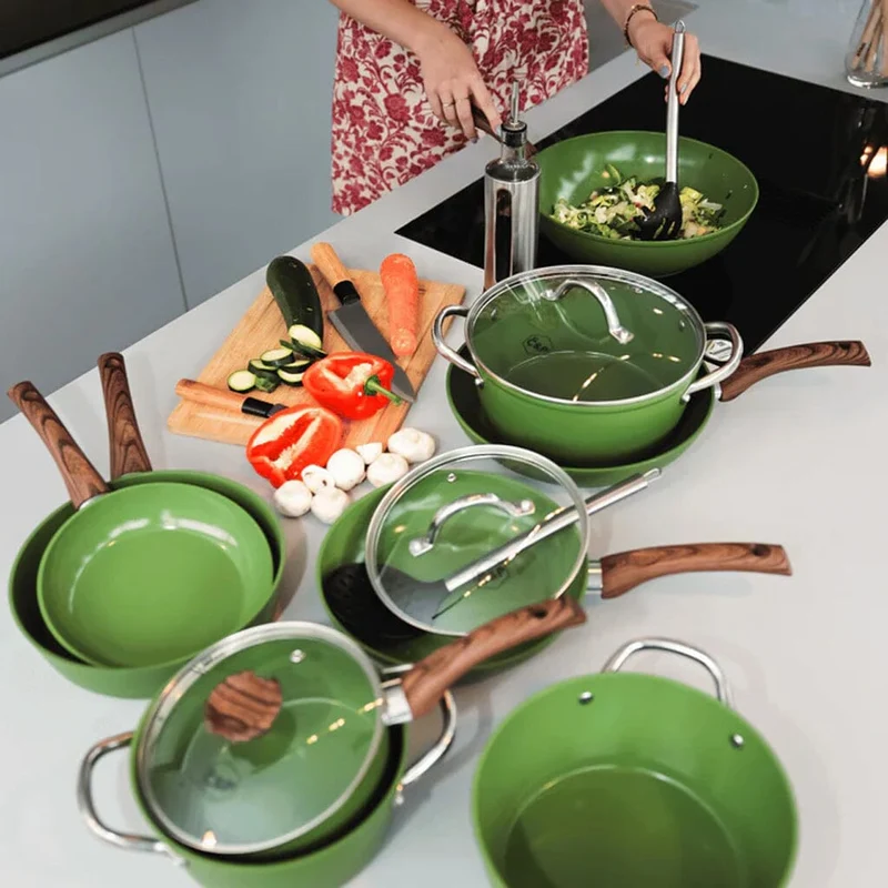 Cook & Pan - Go Green 3-teiliges Bratpfannenset
