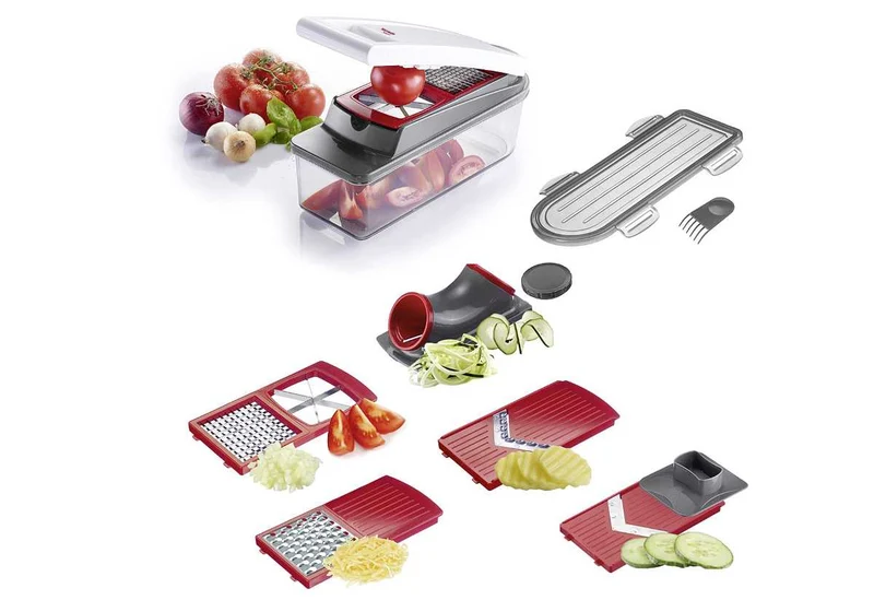 Westmark Dicer Star Plus - 12-in-1 Multi-Schneider für Gemüse und Obst