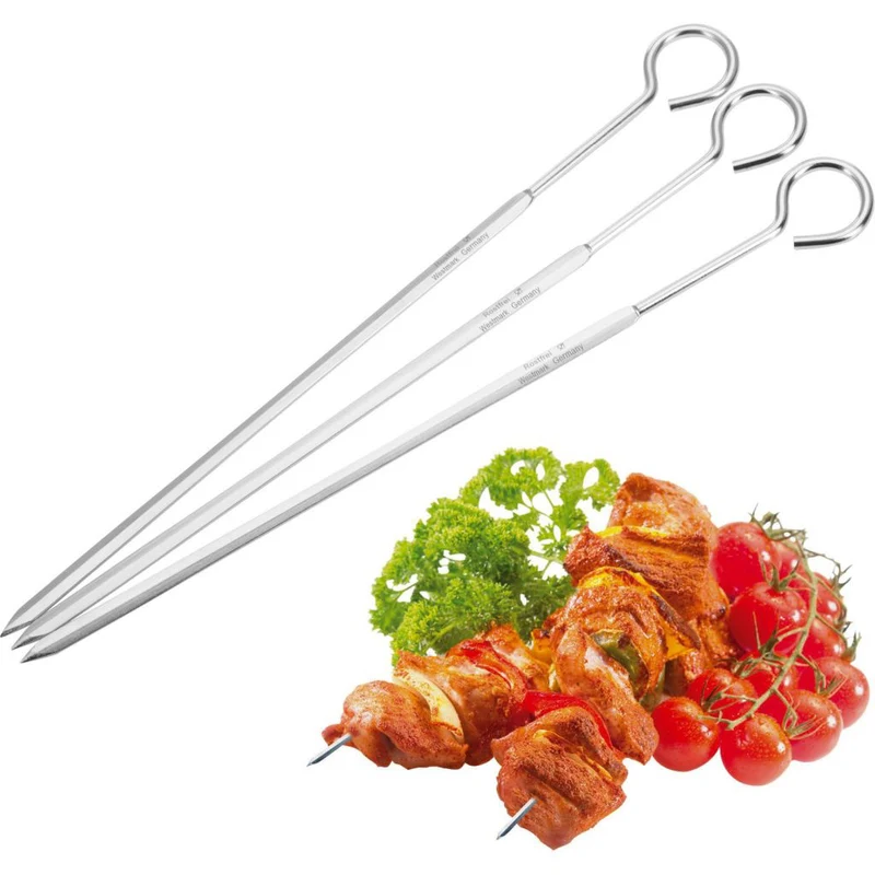 Westmark 3 Schaschlikspieße, 23 cm