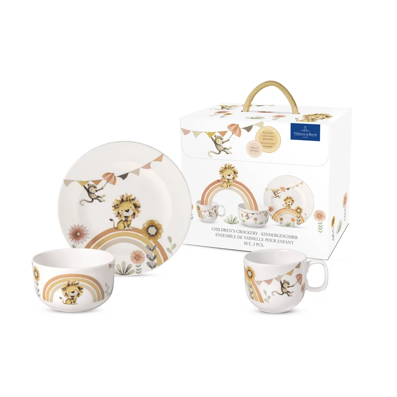 Villeroy & Boch Kindergeschirr Set 3tlg Roar like a Lion