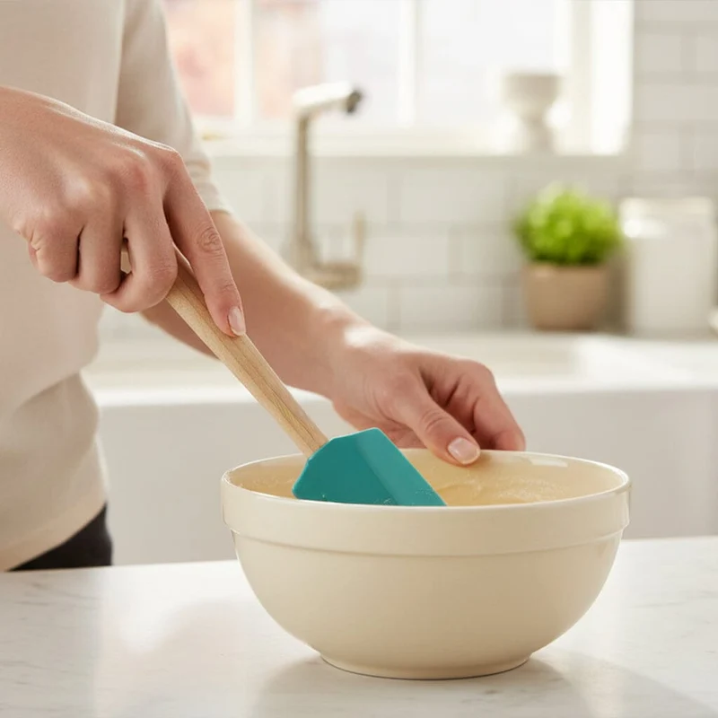 Le Creuset - Premium Teigschaber mittel Bleu Riviera