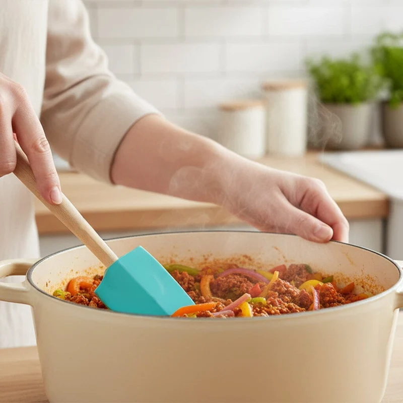 Le Creuset - Premium Großer Löffelspatel Bleu Riviera