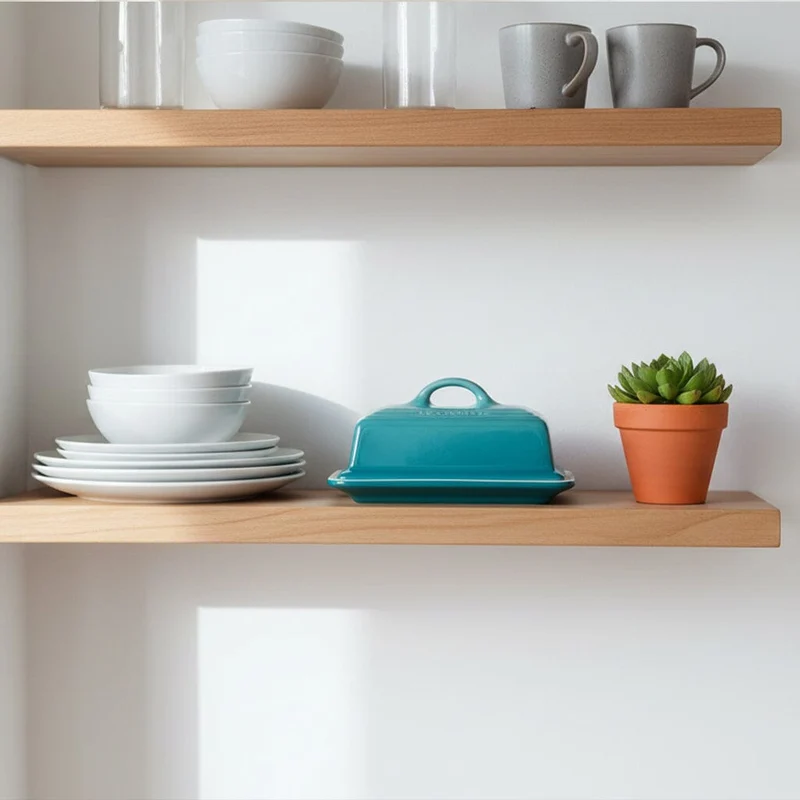 Le Creuset - Butterdose Bleu Riviera 17cm