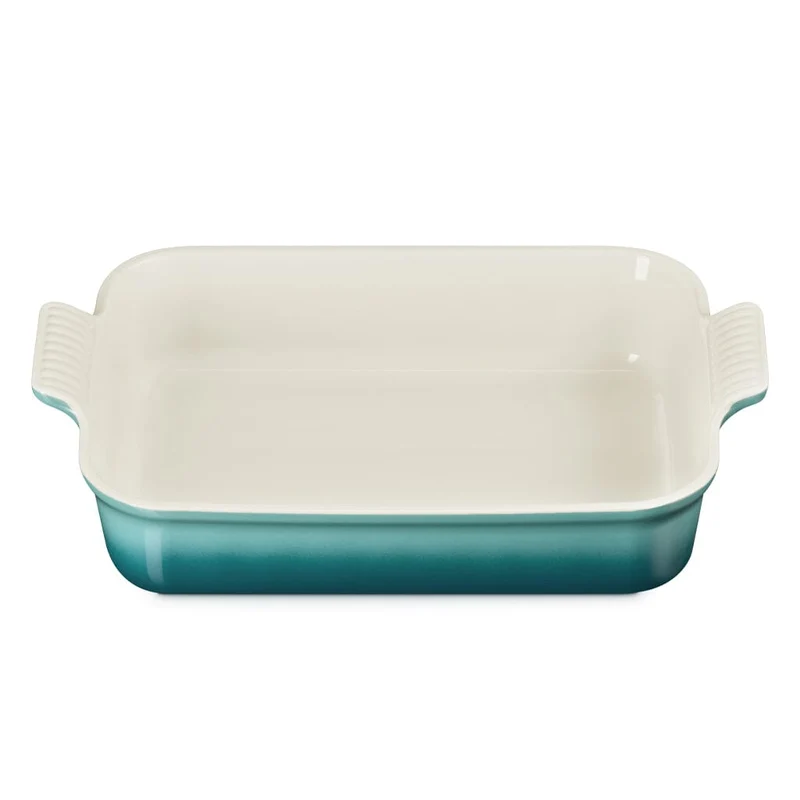 Le Creuset - Heritage Auflaufform rechteckig Bleu Riviera 32 x 24 cm