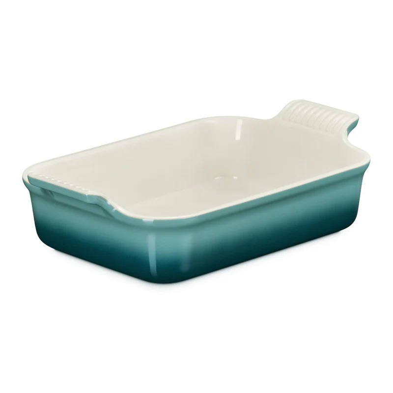 Le Creuset - Heritage Auflaufform rechteckig Bleu Riviera 26 x 19 cm