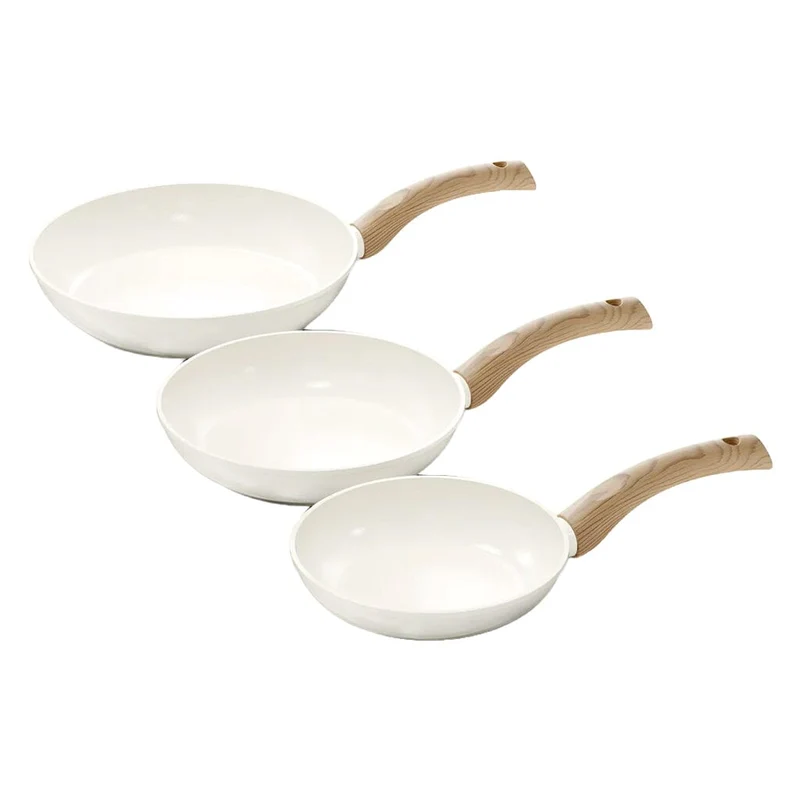 Cook & Pan - Go Ivory Bratpfannen-Set 3-teilig
