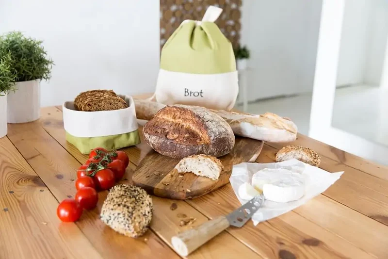 Slowroom Brottasche aus Baumwolle 3 in 1