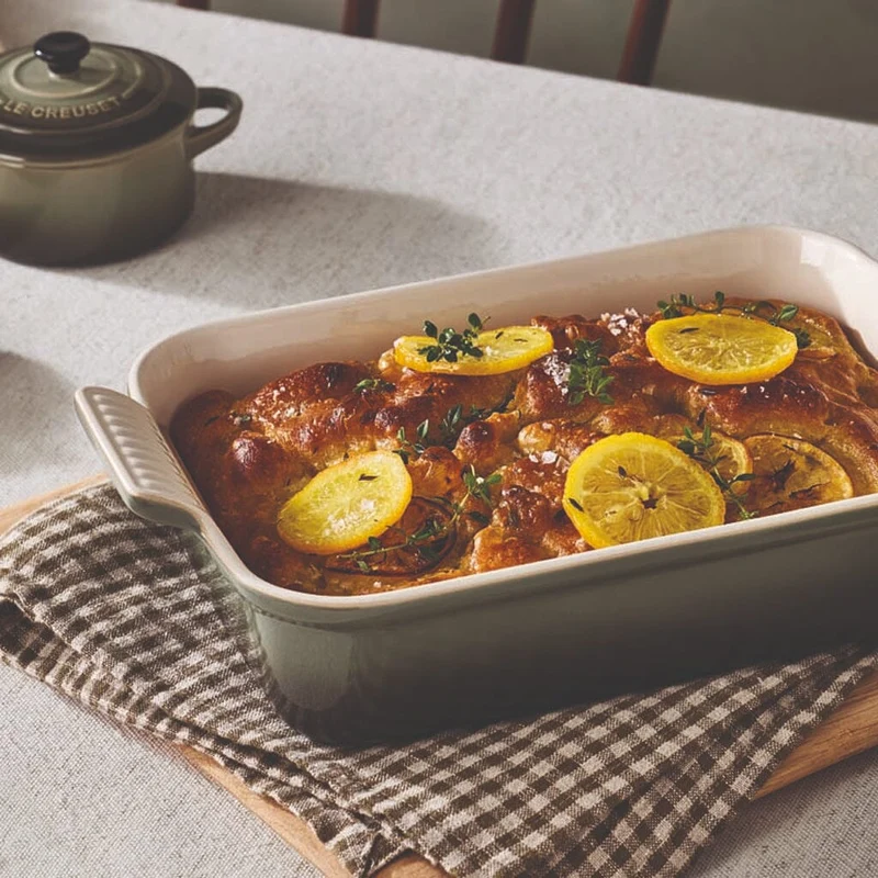Le Creuset - Heritage Auflaufform rechteckig Thyme 26 x 19 cm