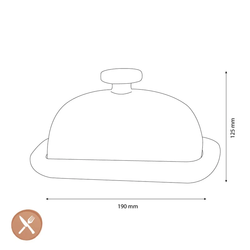 &Klevering - Butterdose Cantine - Gelb
