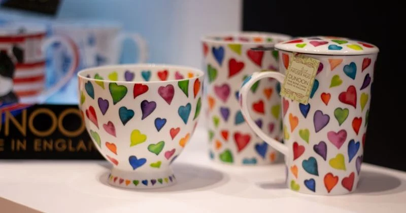 Dunoon Cairngorm Becher 480ml Fine Bone China aus England,
