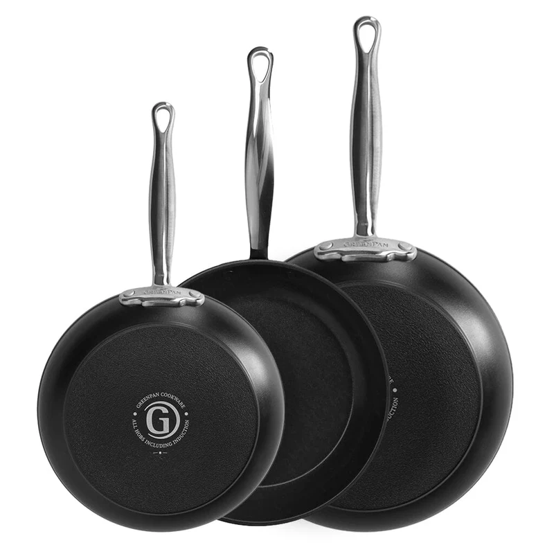 GreenPan - Barcelona Pro 3-teiliges Bratpfannenset 20/24/28 cm