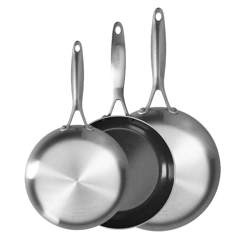 GreenPan - Geneva 3-teiliges Bratpfannenset 18/24/28 cm