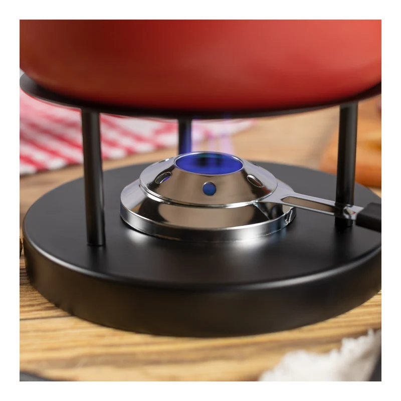 Kuhn Rikon Käsefondue Set Classic rot· Ø 23 cm