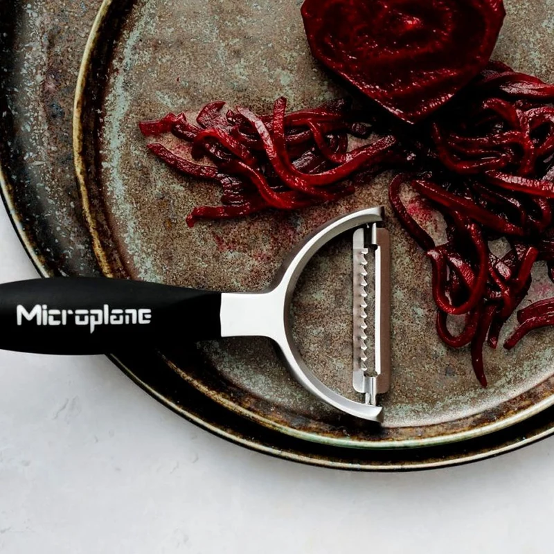 Microplane Profi Y Schäler Julienne Black