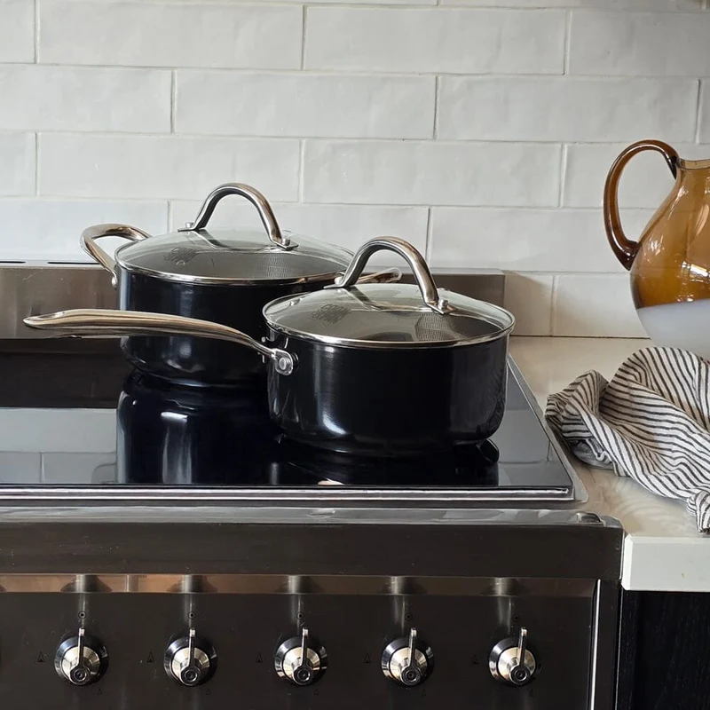 Cook & Pan - Honey Signature Kochtopf 22 cm mit Glasdeckel