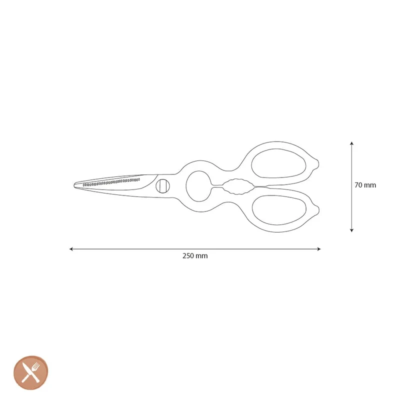 Shinrai Knives - Küchenschere mit teilbaren Klingen Präzise