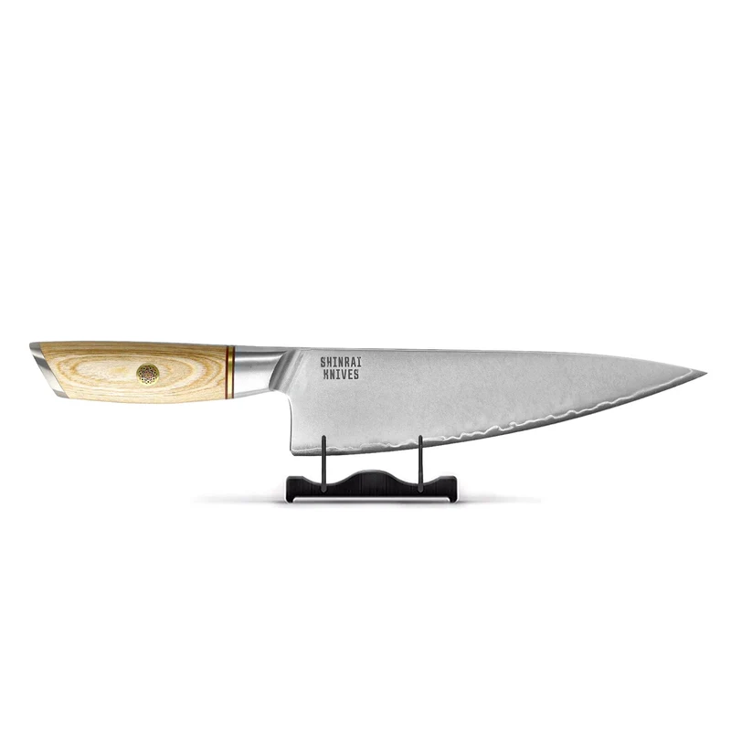 Shinrai Knives - Hikari Damast-Kochmesser 20 cm