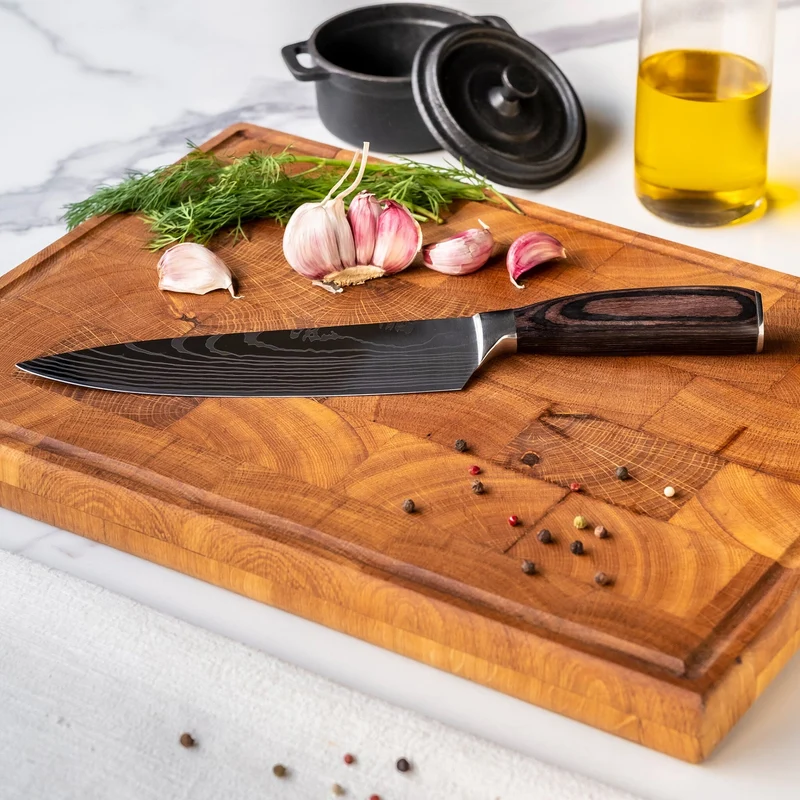 Shinrai Knives - Damastdruck 7-teiliges Messerset