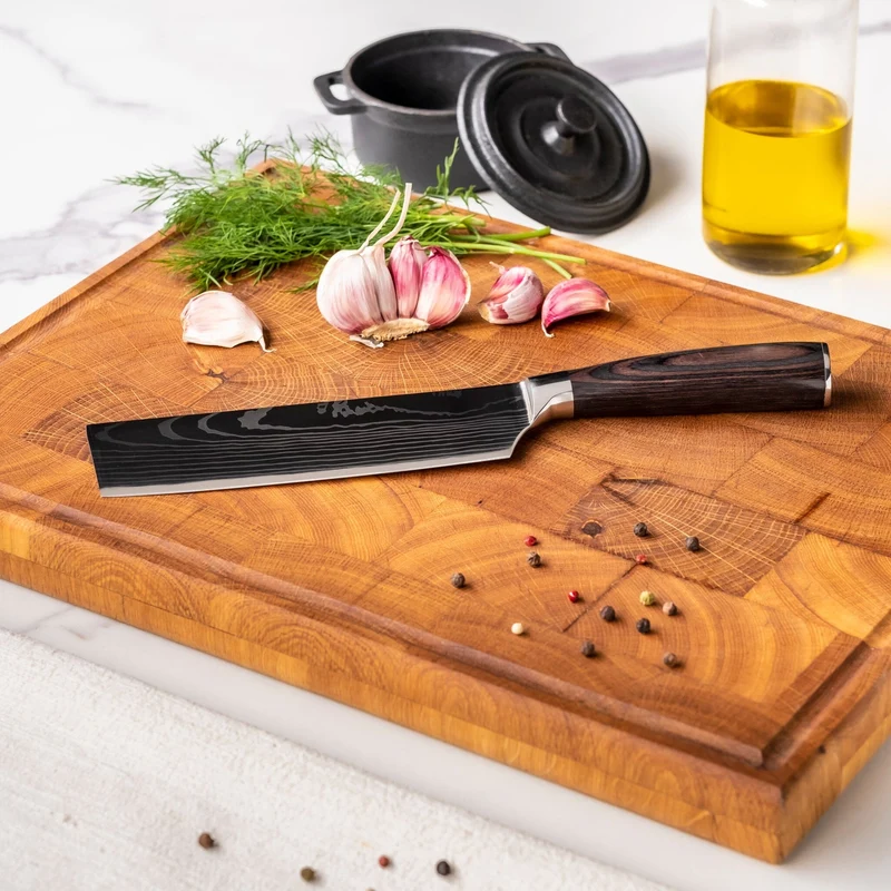 Shinrai Knives – 13-teiliges Messerset mit Damascus-Print – Master Collection XL-Set