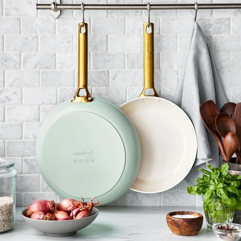 GreenPan - Padova Smokey Blue/Mint Green 4-teiliges Bratpfannenset 20/26/28 cm