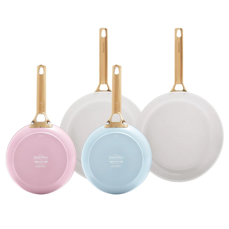 GreenPan - Padova Blush/Hellblau 4-teiliges Bratpfannenset 20/28 cm