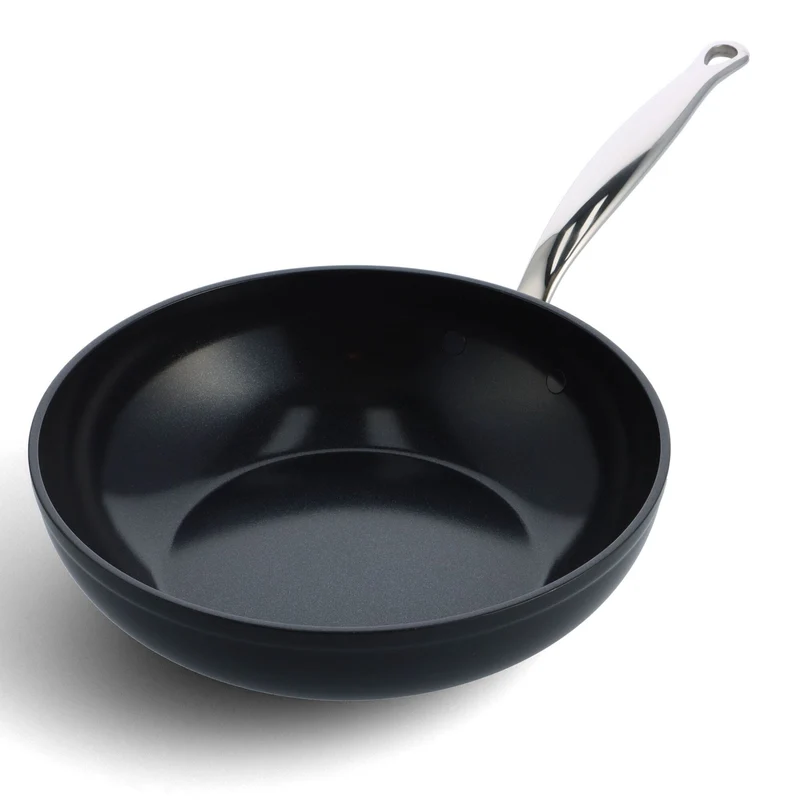 GreenPan - Barcelona Pro XL 6-teiliges Pfannenset 20/24/24/28/22 cm - 2 Bratpfannen + Kasserolle mit Deckel + Wok + Bräter