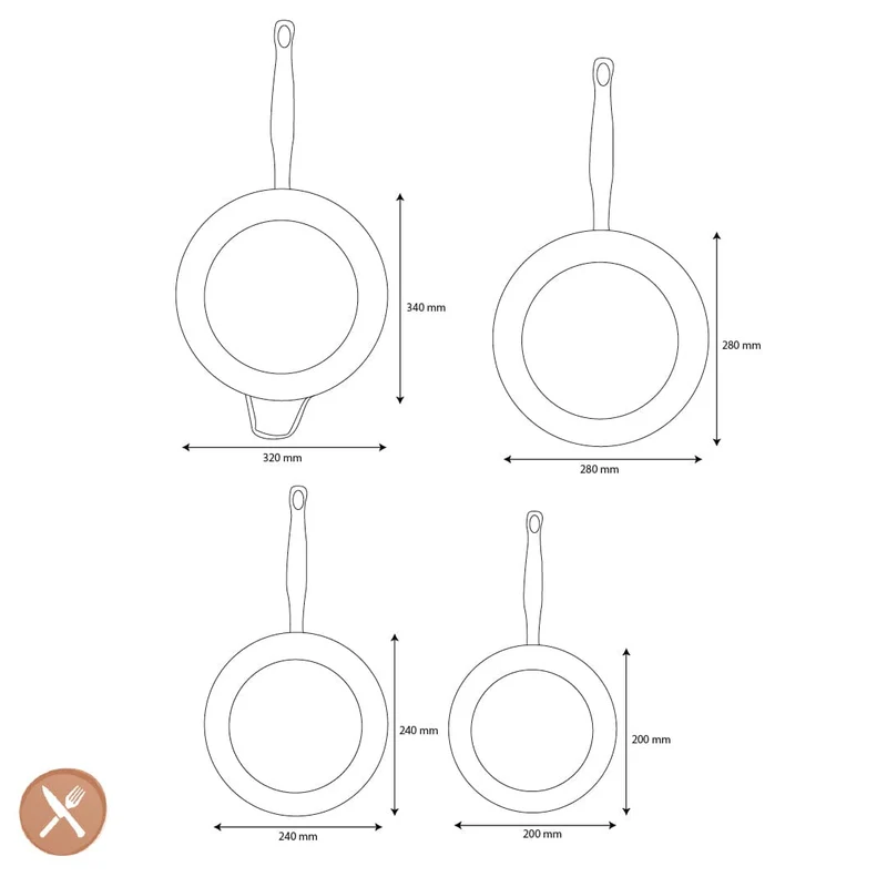 GreenPan - Barcelona Pro 4-teiliges Bratpfannenset 20/24/28/32 cm