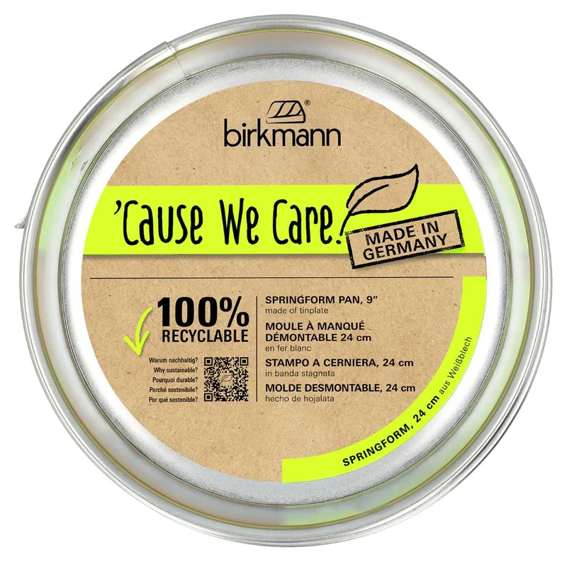 Birkmann Cause We Care Springform aus Weißblech,