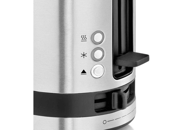 WMF Toaster Coup integrierter Brötchenaufsatz 600 Watt Cromargan matt