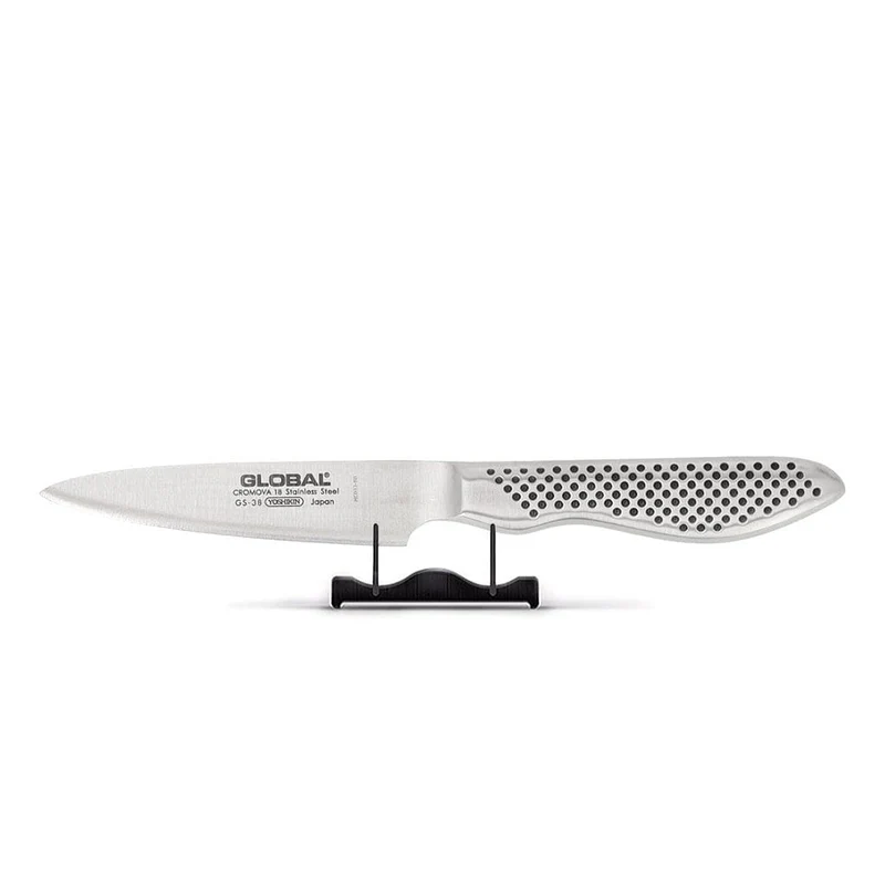 Global - G-21138 3-teiliges Messerset Kochmesser + Filetiermesser + Officemesser