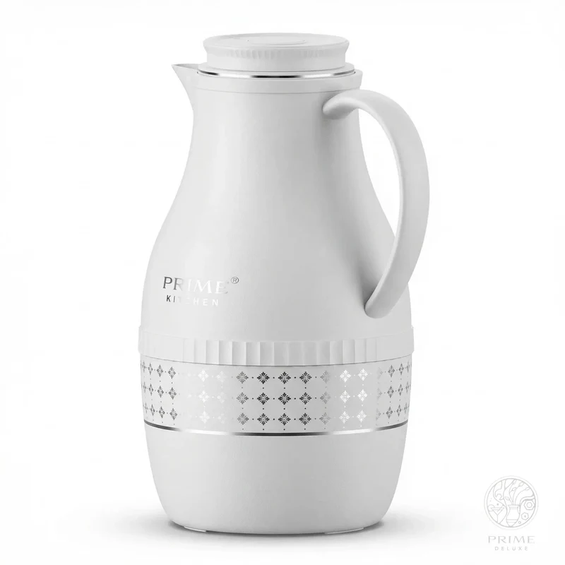 Prime Kitchen Premium Thermo Teekanne 2L – Teefilter für losen Tee, 12h heiß & 24h kalt