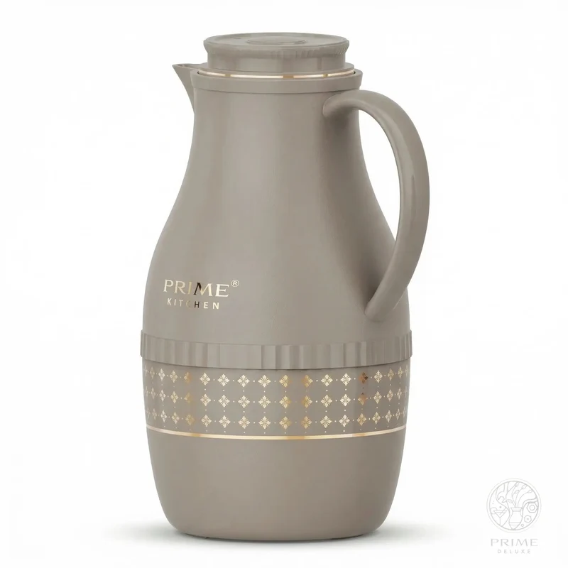 Prime Kitchen Premium Thermo Teekanne 2L – Teefilter für losen Tee, 12h heiß & 24h kalt