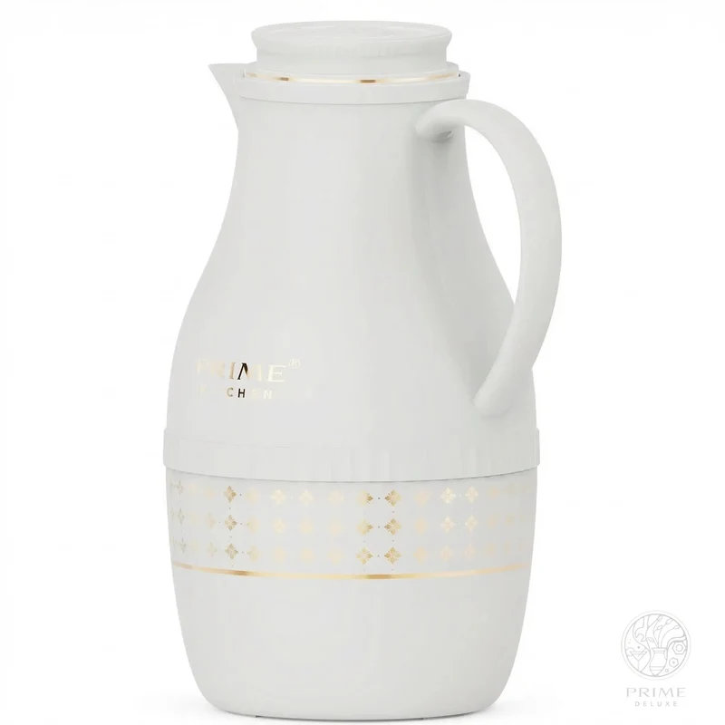 Prime Kitchen Premium Thermo Teekanne 2L – Teefilter für losen Tee, 12h heiß & 24h kalt
