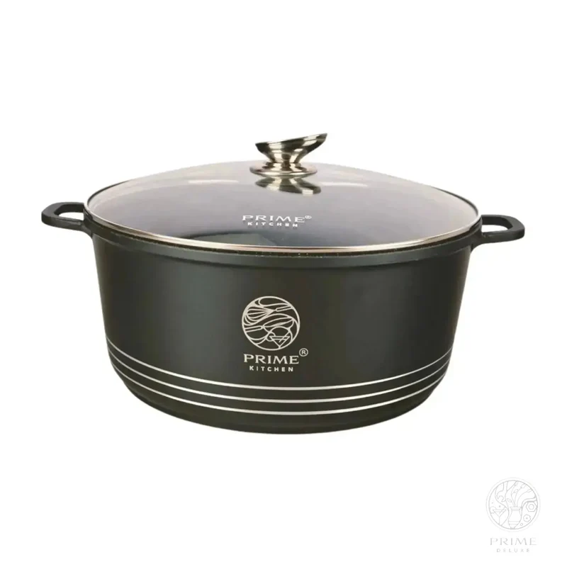 Prime Kitchen Kochtopf aus Aluguss – 20 cm bis 44 cm – Induktionsgeeignet, ergonomisch & pflegeleicht