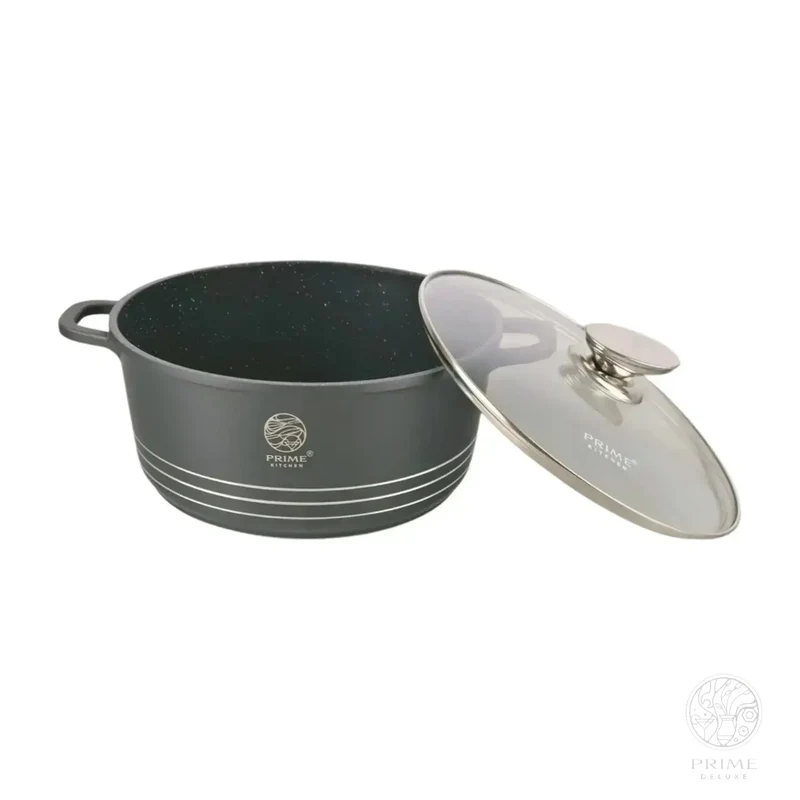 Prime Kitchen Kochtopf aus Aluguss – 20 cm bis 44 cm – Induktionsgeeignet, ergonomisch & pflegeleicht
