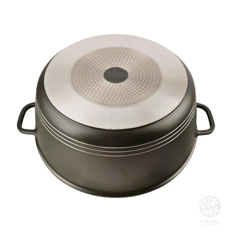 Prime Kitchen Kochtopf aus Aluguss – 20 cm bis 44 cm – Induktionsgeeignet, ergonomisch & pflegeleicht