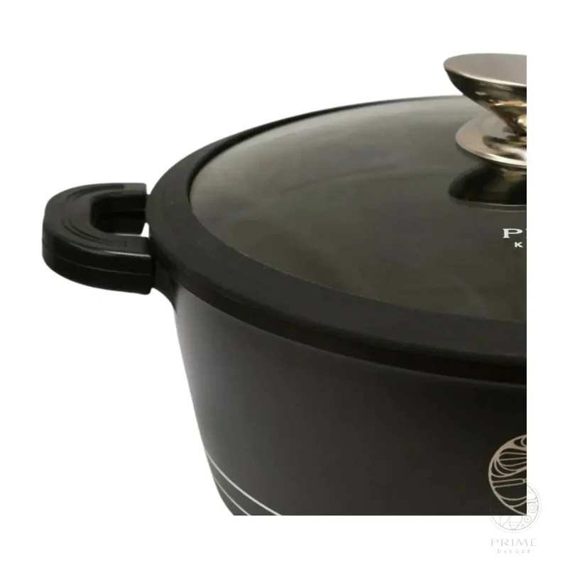 Prime Kitchen Kochtopf aus Aluguss – 20 cm bis 44 cm – Induktionsgeeignet, ergonomisch & pflegeleicht